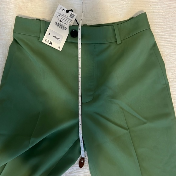 NWT Zara Light Green Tailored Pants - Mint Green - Picture 4 of 5